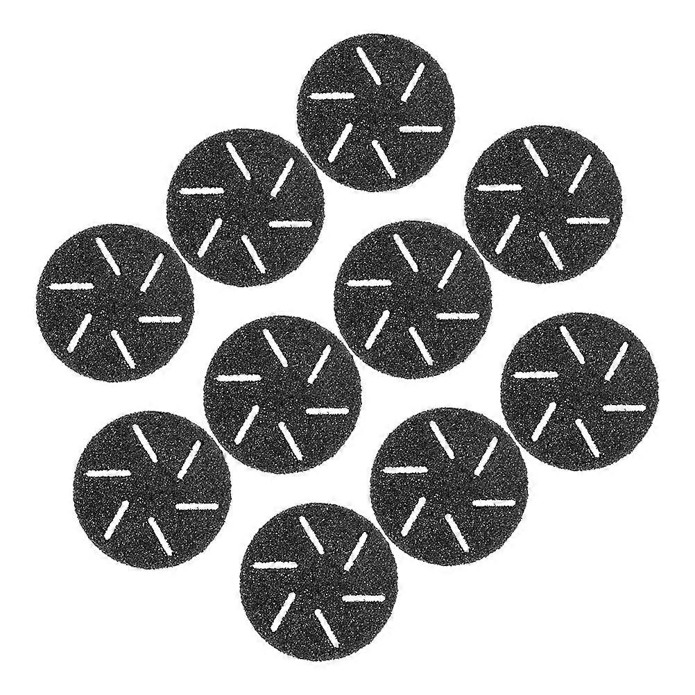 Replaceable Sandpaper Discs for Foot File with Durable ABS Material Black 20pcs