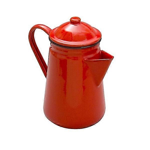 Falcon Kaffeekanne mit Deckel Rot 1250ml 13 x 21cm One Size One Co One Color One Size