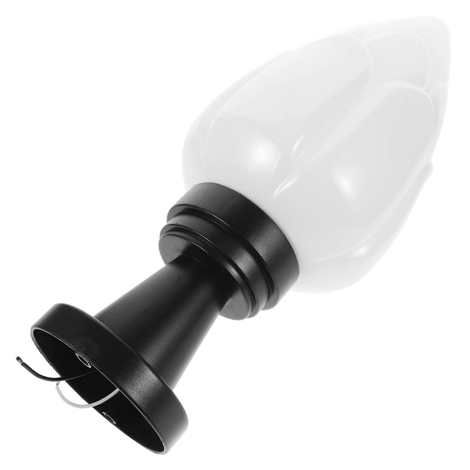 Outdoor Lighting Replacement Lampshade White Plastic Round Ball 1Set