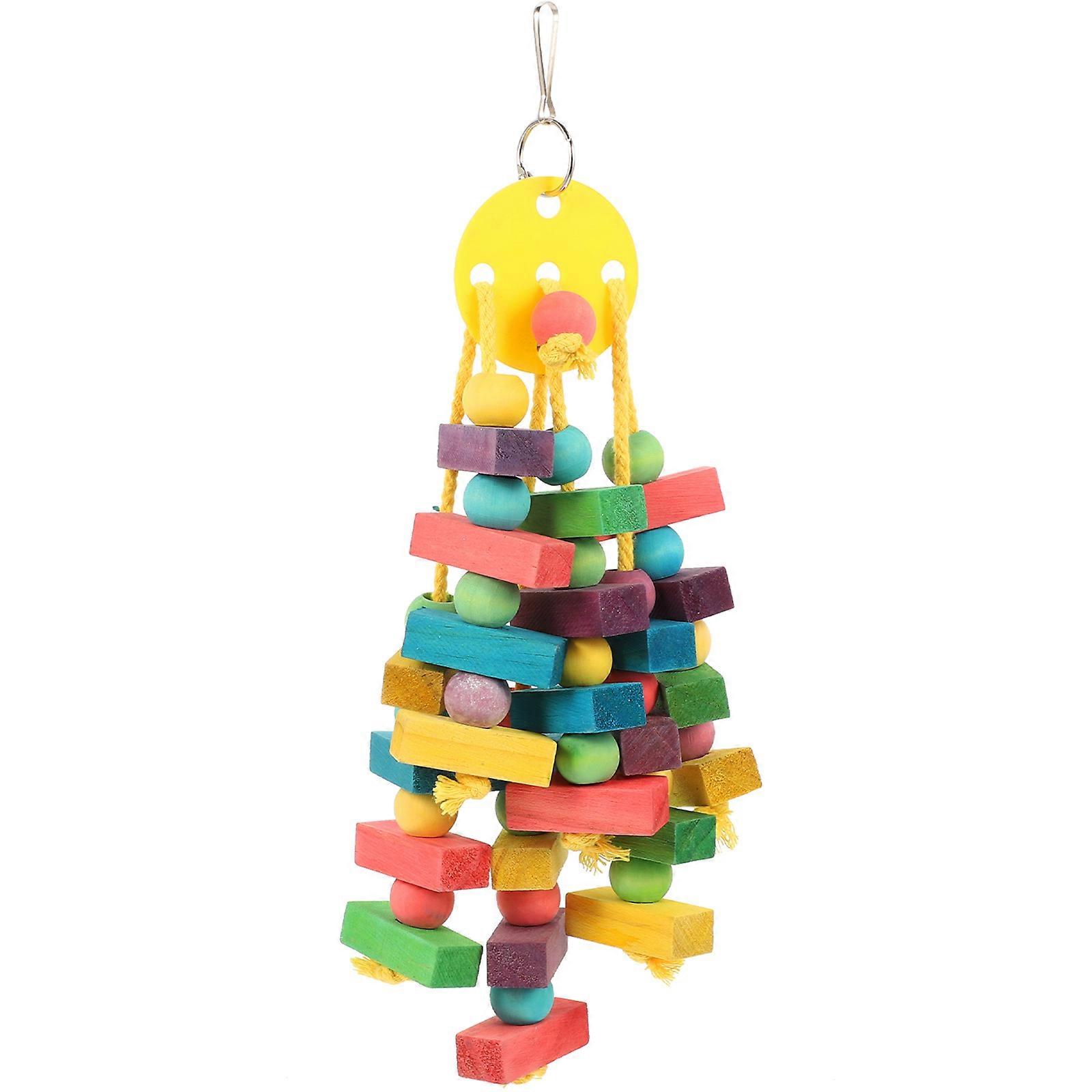 Parrots Molar Toy For Small Pets 30x10cm Entertainment Function 1Pcs