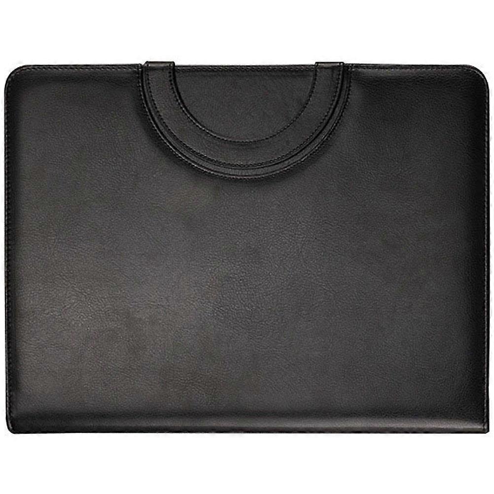 Business Portfolio Binder Executive Business Storage Container Multi-Compartment Organization PU Material 1Set