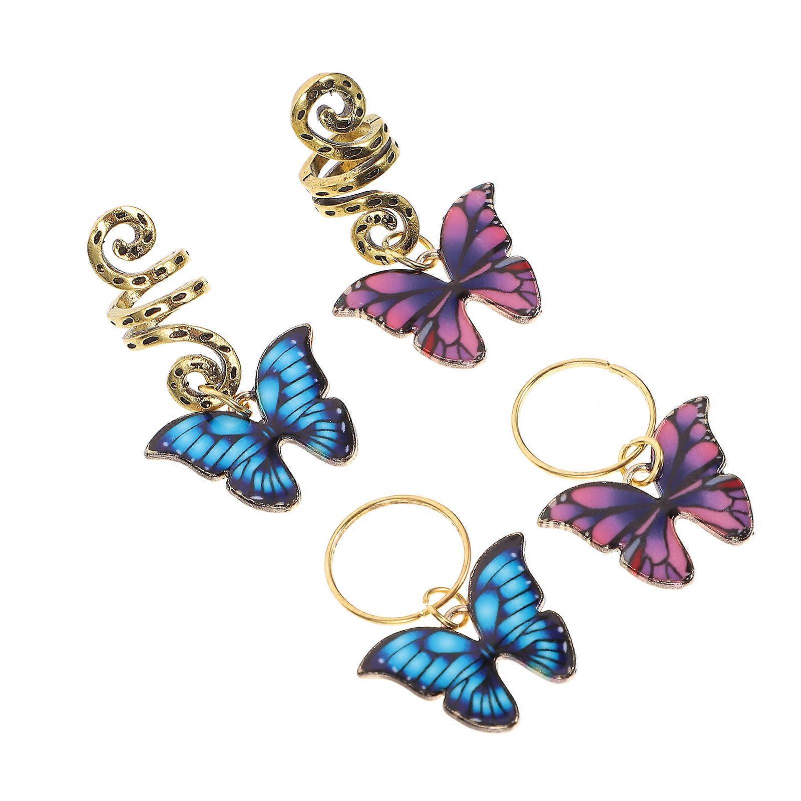 Fashionable Hair Charms with Easy Use for Braids and Dreadlocks Assorted Color Zinc Alloy