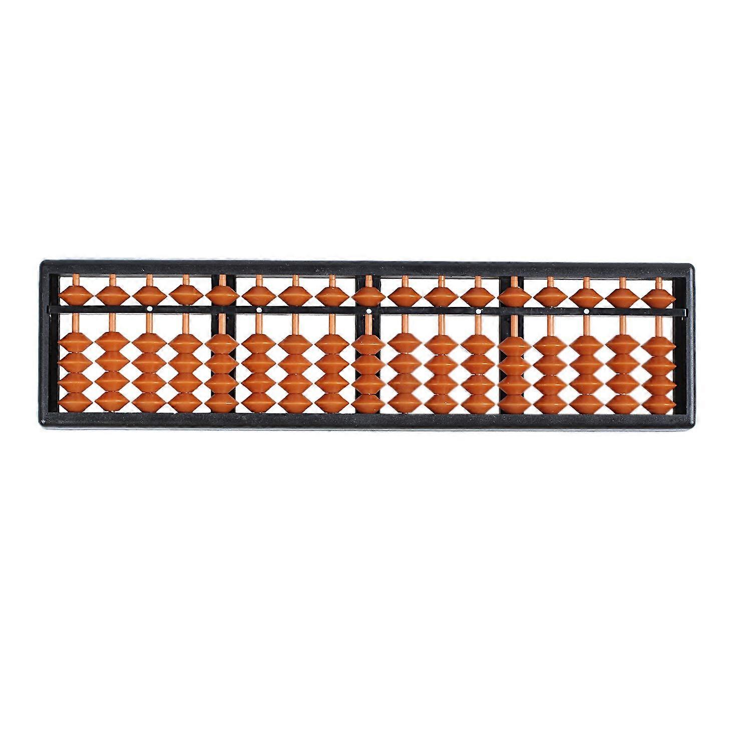 Plastic Abacus Arithmetic Soroban for Kids, 17 Digits, Educational Calculation Tool, Durable Design for Learning