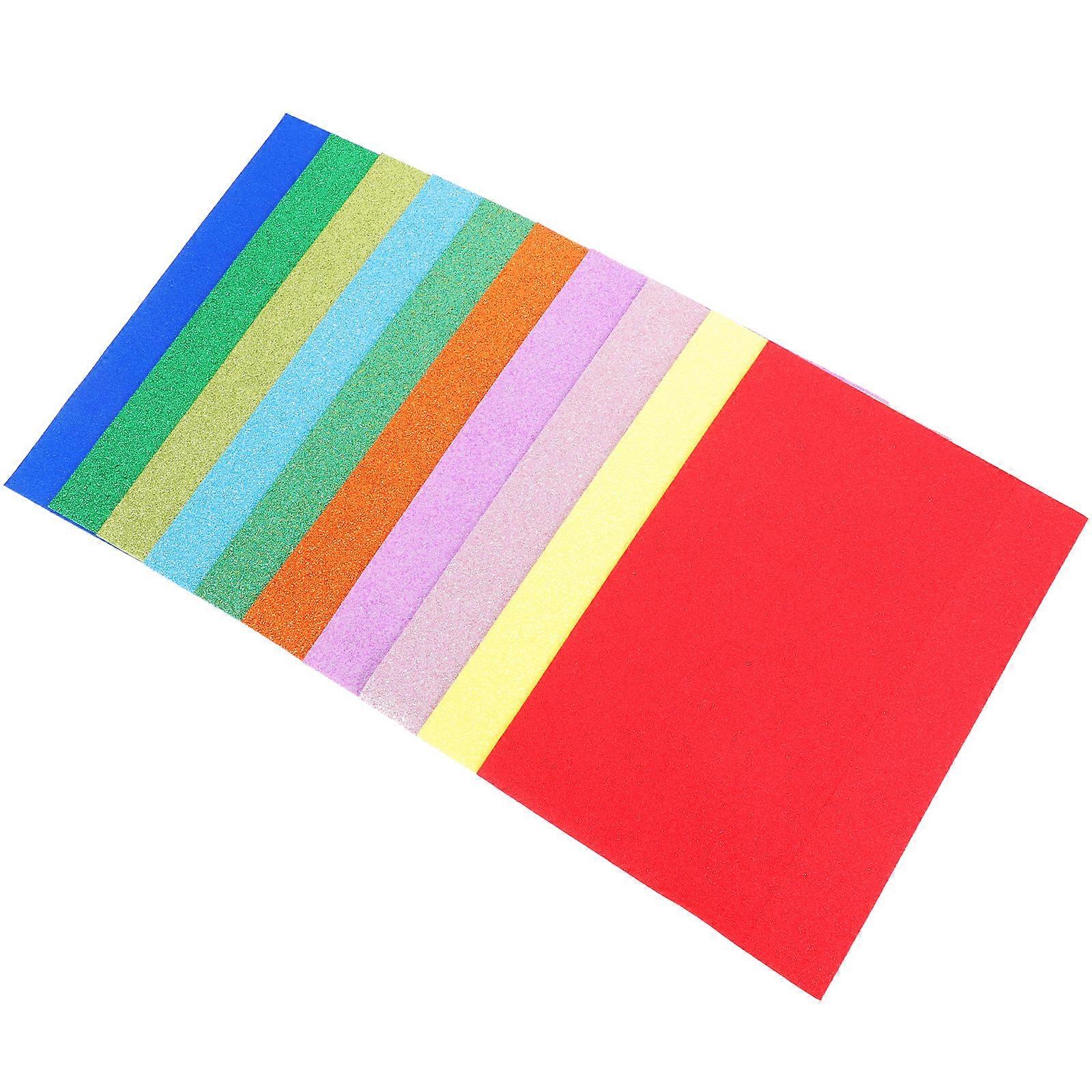 パーティーや家の装飾で装飾的な用途を作るための光沢のある紙 色合わせ 30x20cm 10枚