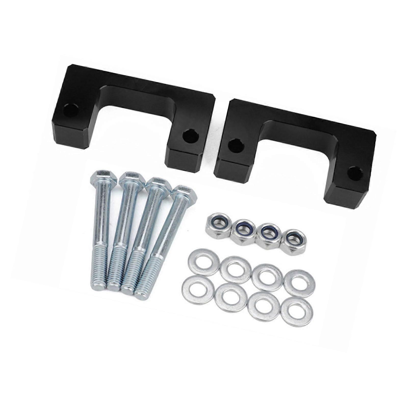 Aluminum 2/2.5 Inch Front Leveling Kit Easy Installation Front Lift Tool Set Front Suspension Leveling Tool Kit for Vehicles 5.1 cm