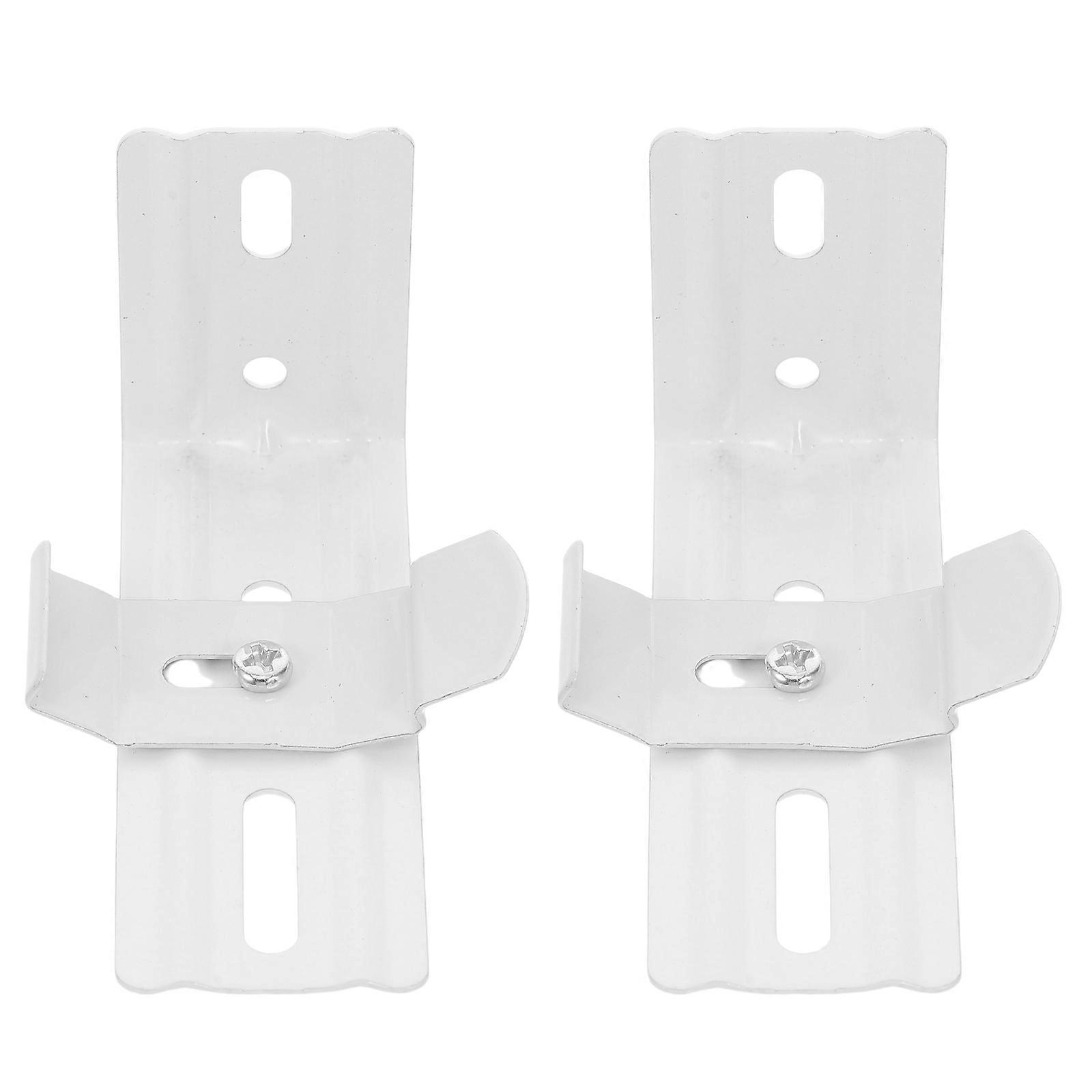 2pcs Shaped Brackets for Vertical Blinds Durable Mounting Clips for Easy Installation, Compatible with Various Models, Reliable Support for Blinds