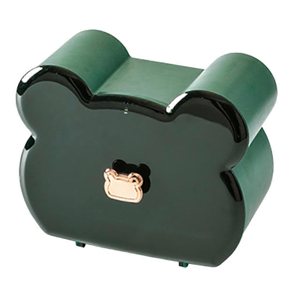Toilet Tissue Holder Practical ABS Bathroom Accessories Home Use Green Space-saving 1Set
