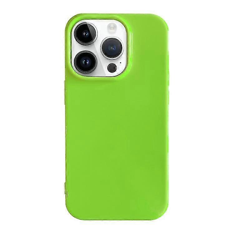 For iPhone 15 Plus Pro Shockproof Solid Color TPU Phone Case