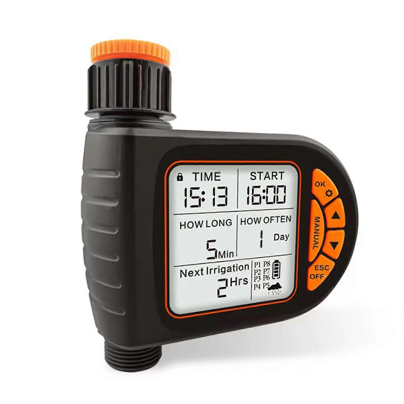 Intelligent Water Timer Auto Irrigation Device For Effortless Plant Care And Water Conservation Rain Delay Multicolor