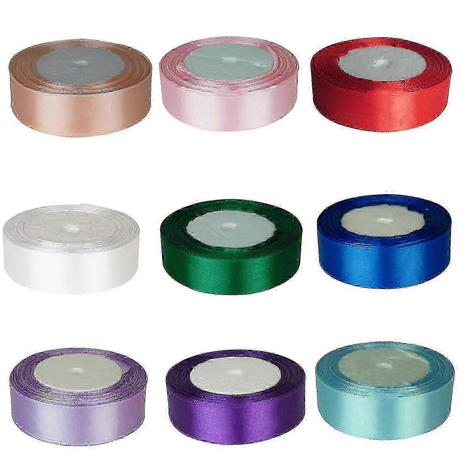 Colorful ribbons, 25-yard pack, exquisitely designed and practical, suitable for multiple occasions