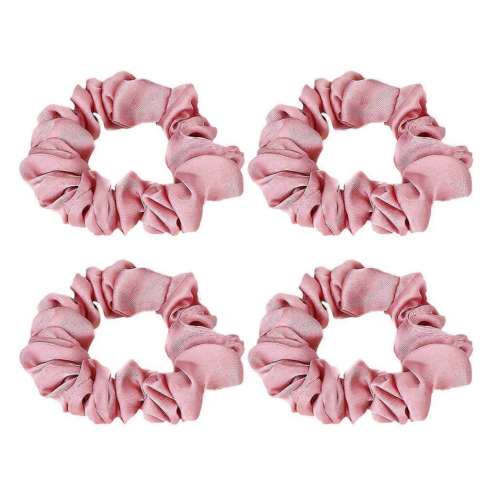 Here's a polished and engaging product description for your scrunchies:
**4pcs Soft & Elastic Scrunchies – Stylish Hair Ties for Thick
