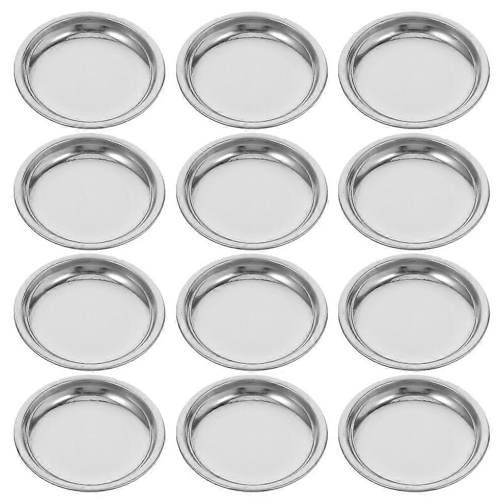 Versatile Stainless Steel Tea Bag Tray 12Pcs For Kitchen Office Tea Room Use Designed To Prevent Debris
