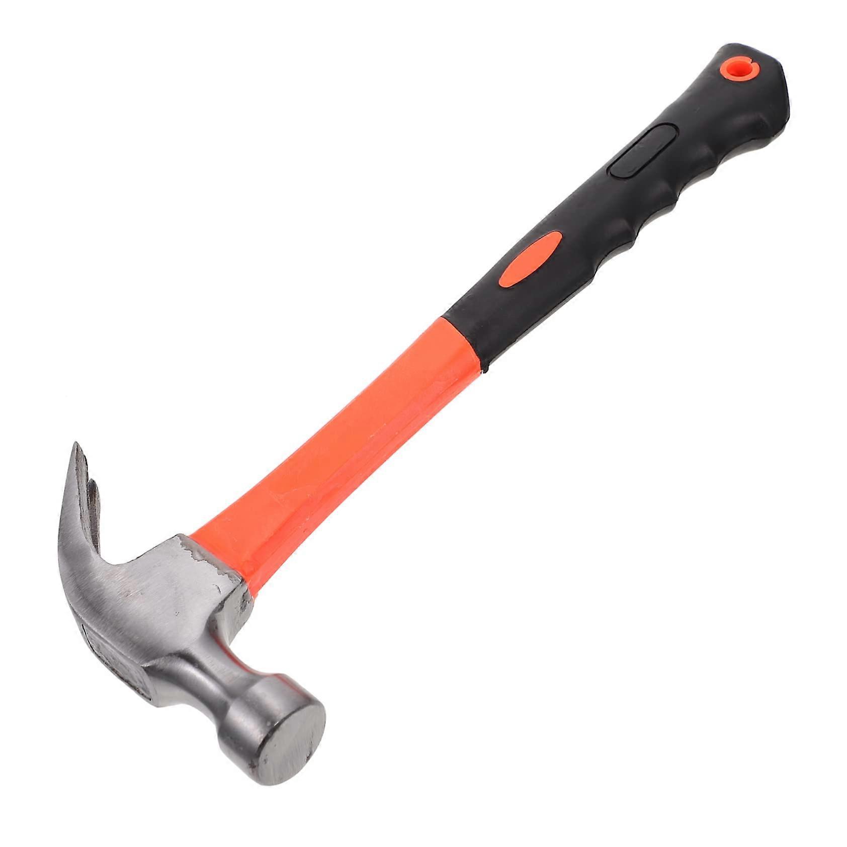 Plastic Handle Claw Hammer Multifunctional For Woodworking And Nail Pulling, Non-Slip Grip, Durable Daily Use