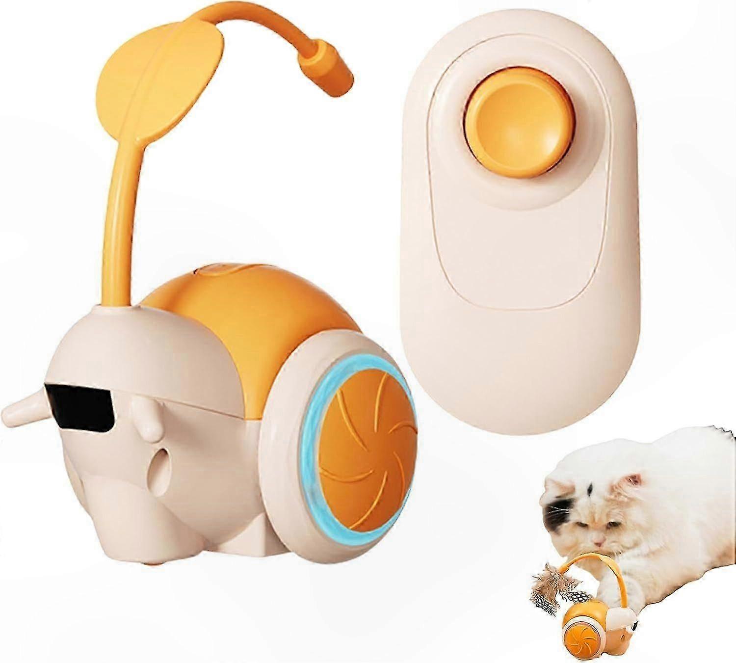 Interactive Cat Toy with Snail Design, Engaging and Fun for Playful Cats