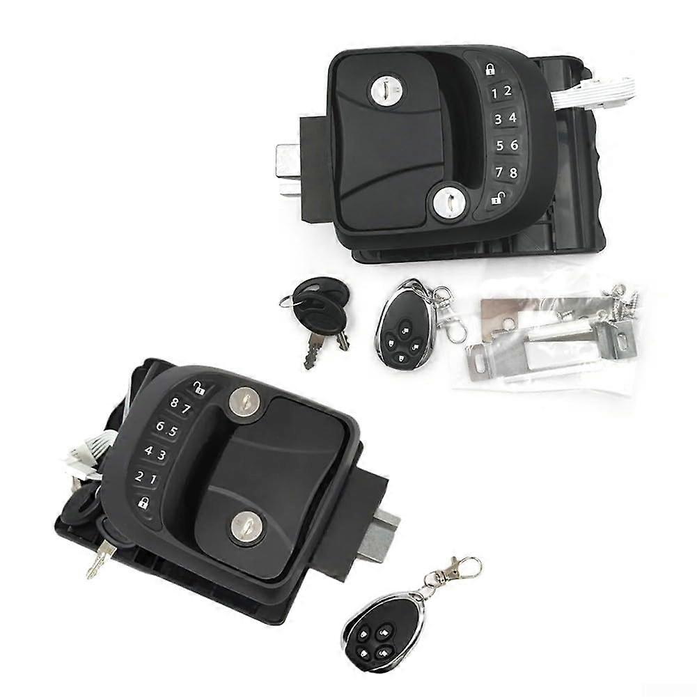 RV Door Lock Replacement Zinc Alloy Remote Control for Motorhome (Left Open) Open Left