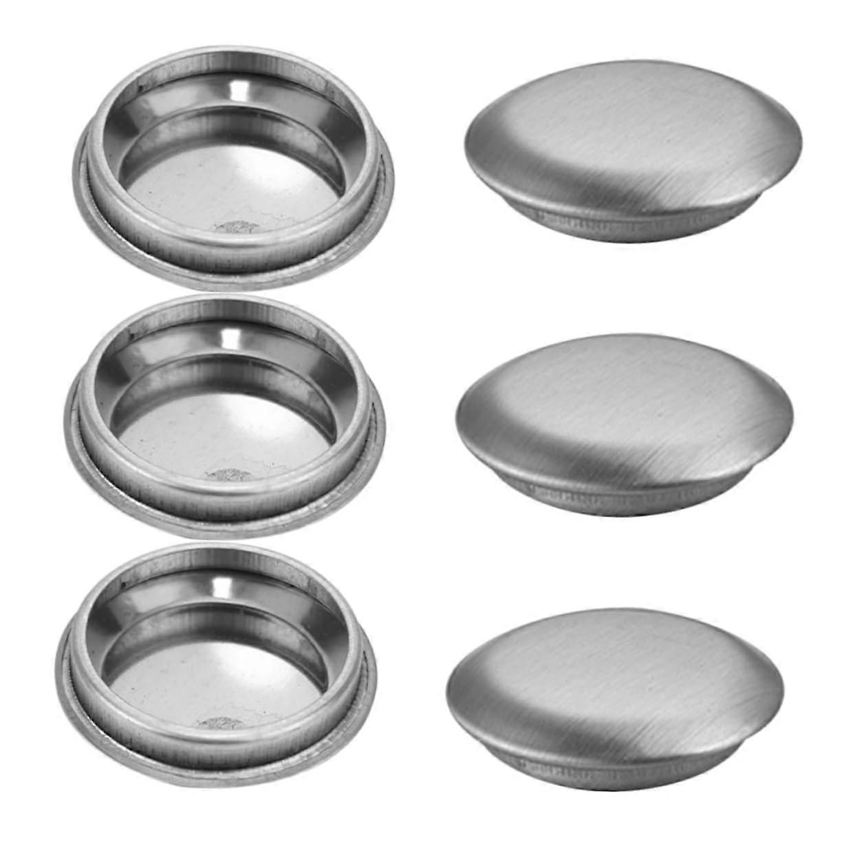 Sink Hole Covers 6-Piece Set Decorative Caps For Kitchen And Bathroom Sinks