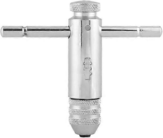 Mini T-Handle Taps 3mm-8mm Reversible M3-M8 T-Handle Ratchet Wrench Holder for Tap and Die Sets, Stainless Steel