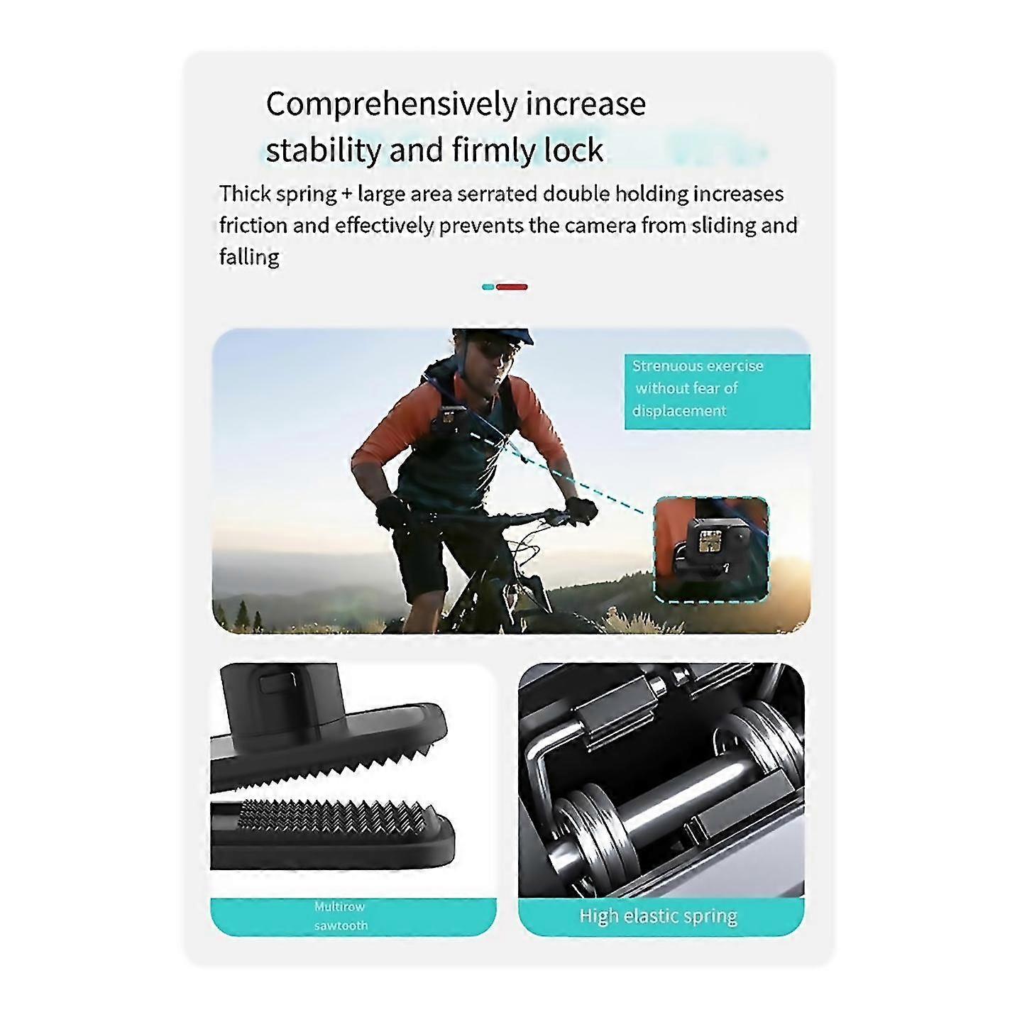 For magnetic backpack clip clamp mount for camera