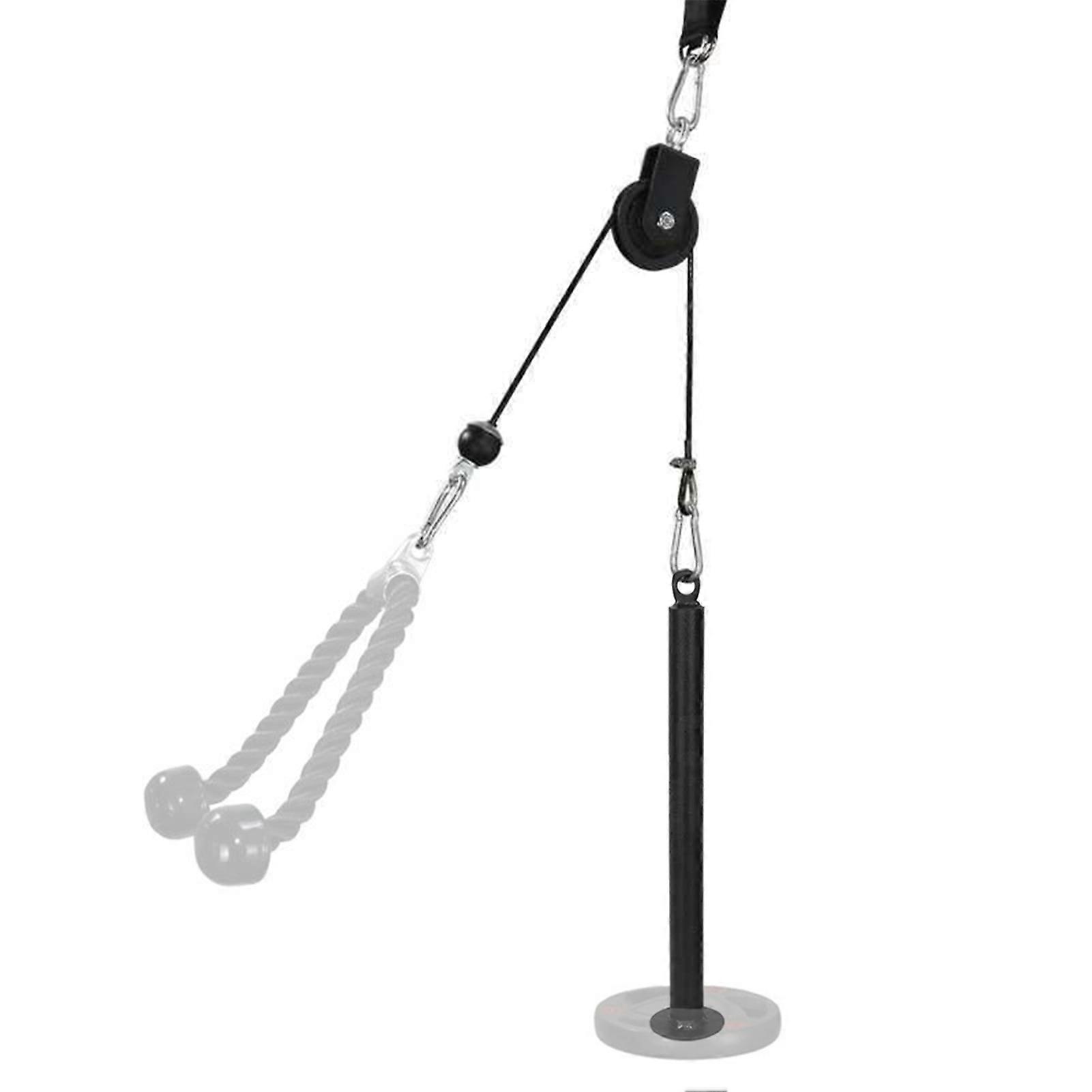 Pulley Cable Machine Attachment System 2m Rope Black Type 1-4