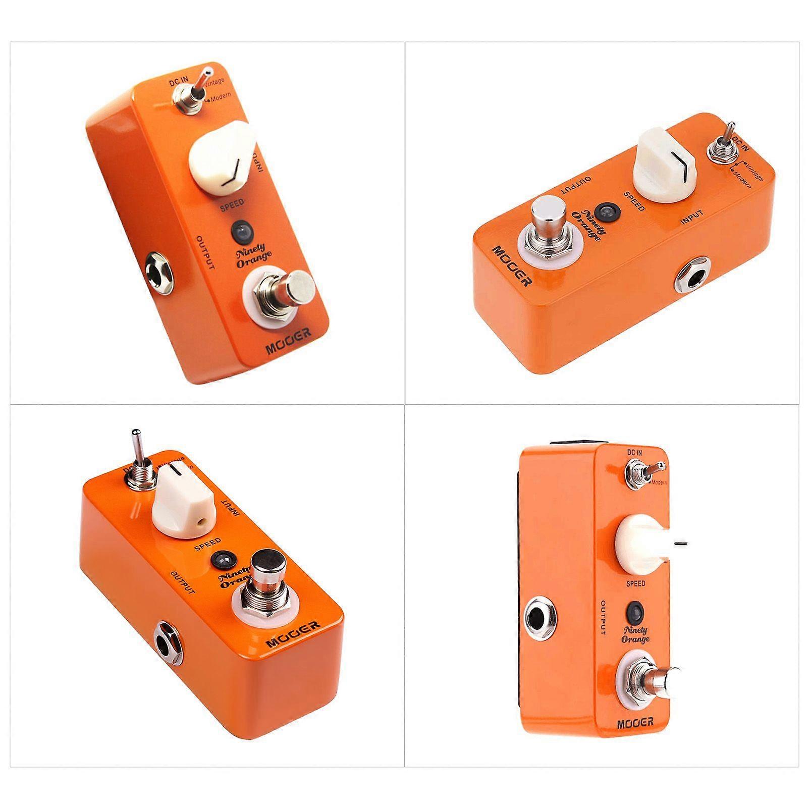 Mooer Ninety Orange Micro Mini Analog Phaser E-Gitarre Effekt Pedal True Bypass