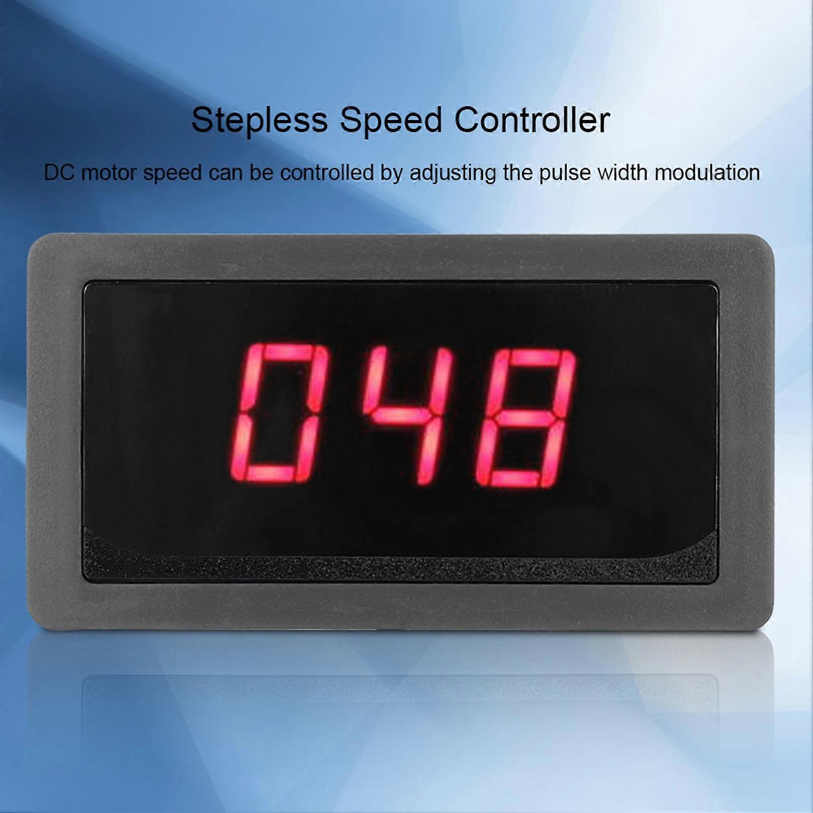 CCM5D Digital PWM DC Display Motor Governor 6V 12V 24V Adjustable Stepless Speed Controller