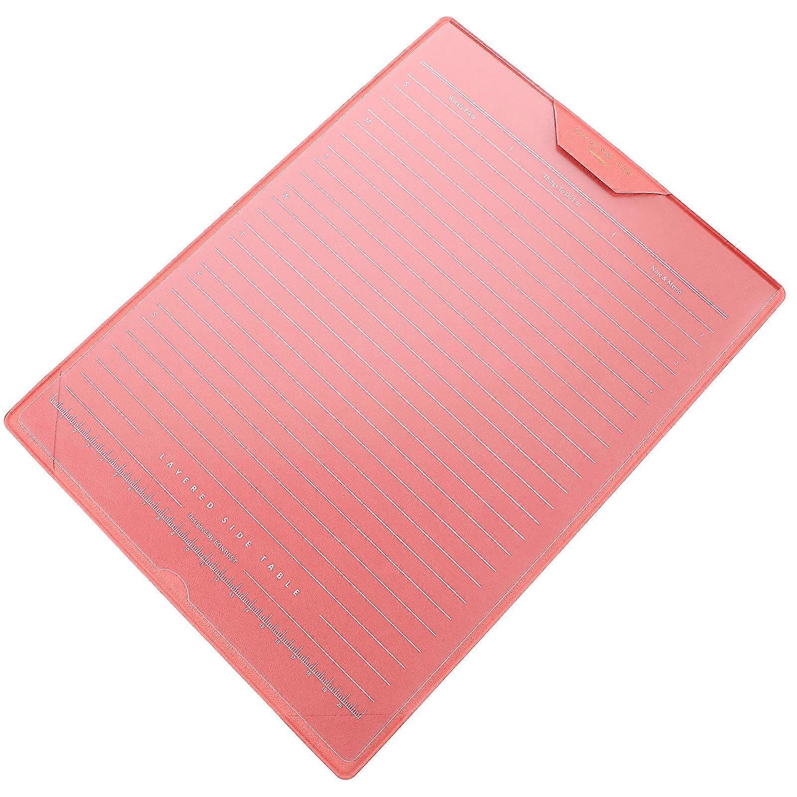 Pink Laptop Mouse Pad for Office Use with Comfortable Ergonomic Design and Smooth Surface