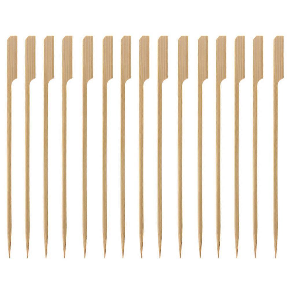 Bbq Rotating Skewers Bamboo Roasting Sticks for Bbq Use 30Pcs