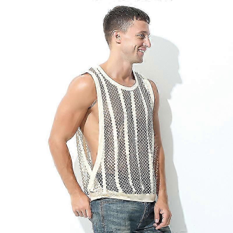 Men's Round Neck Breathable Mesh Vest