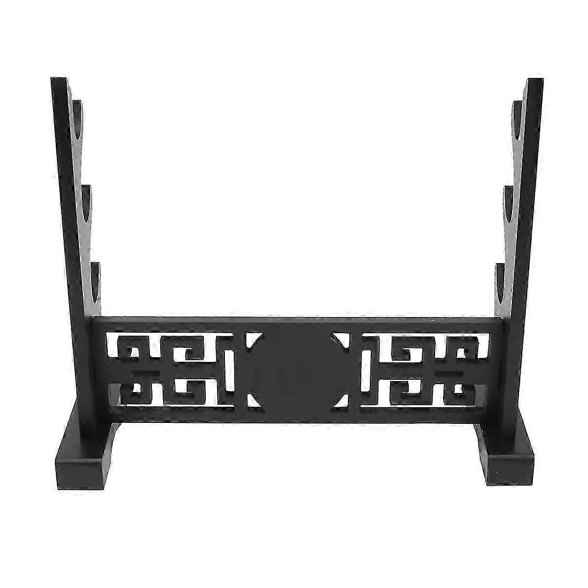 Sword Stand Weapon Display Stand Katana Genji Japanese Samurai Sword Blade Medieval Sword Stand Tai Bagua-C