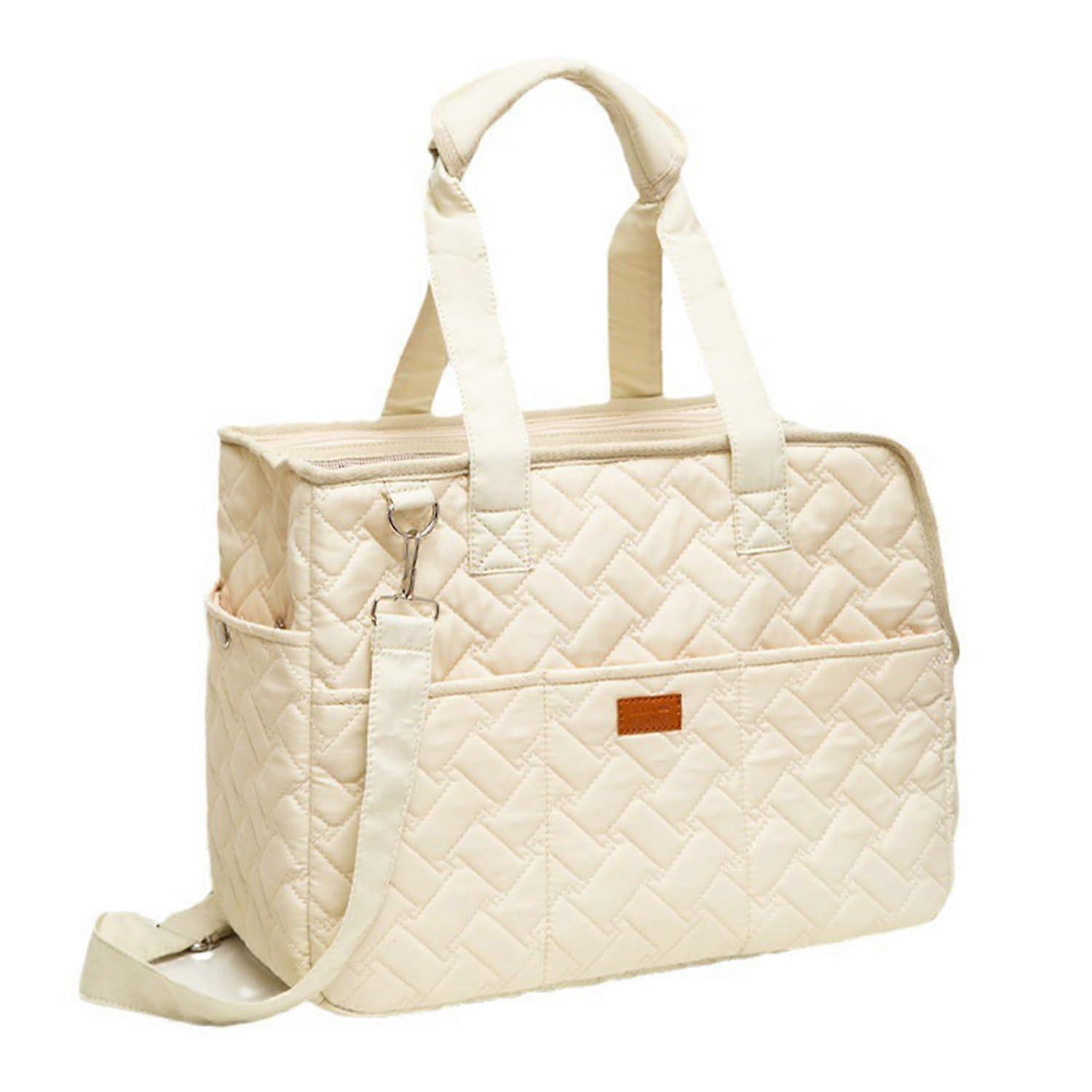 Pet Carrier for Cats and Dogs, Breathable Mesh Travel Bag, Portable Pet Carrier with Removable Mat, Cream Color