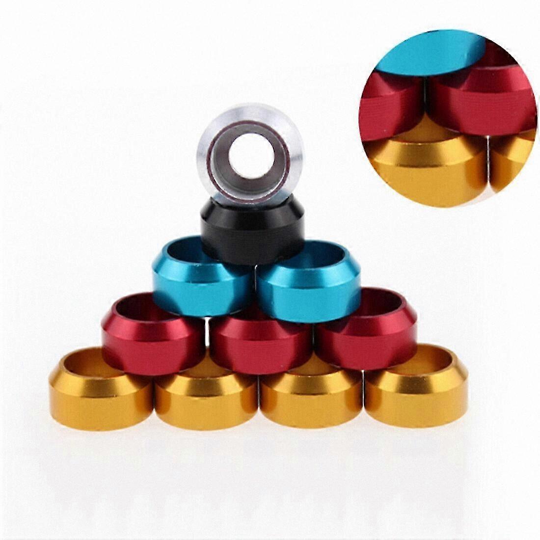 10 Pieces M2-M8 Anodized Aluminum Cone Washers with Cup Head Design for Load Spreading Applications