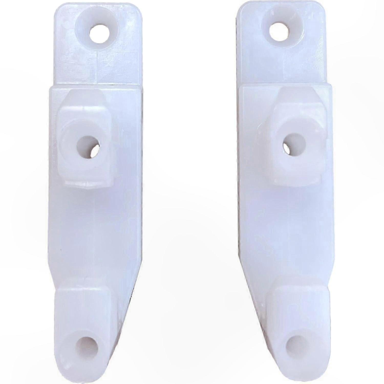 Drawer Front Connector Bracket Pair - Screw-On Design for Easy Installation