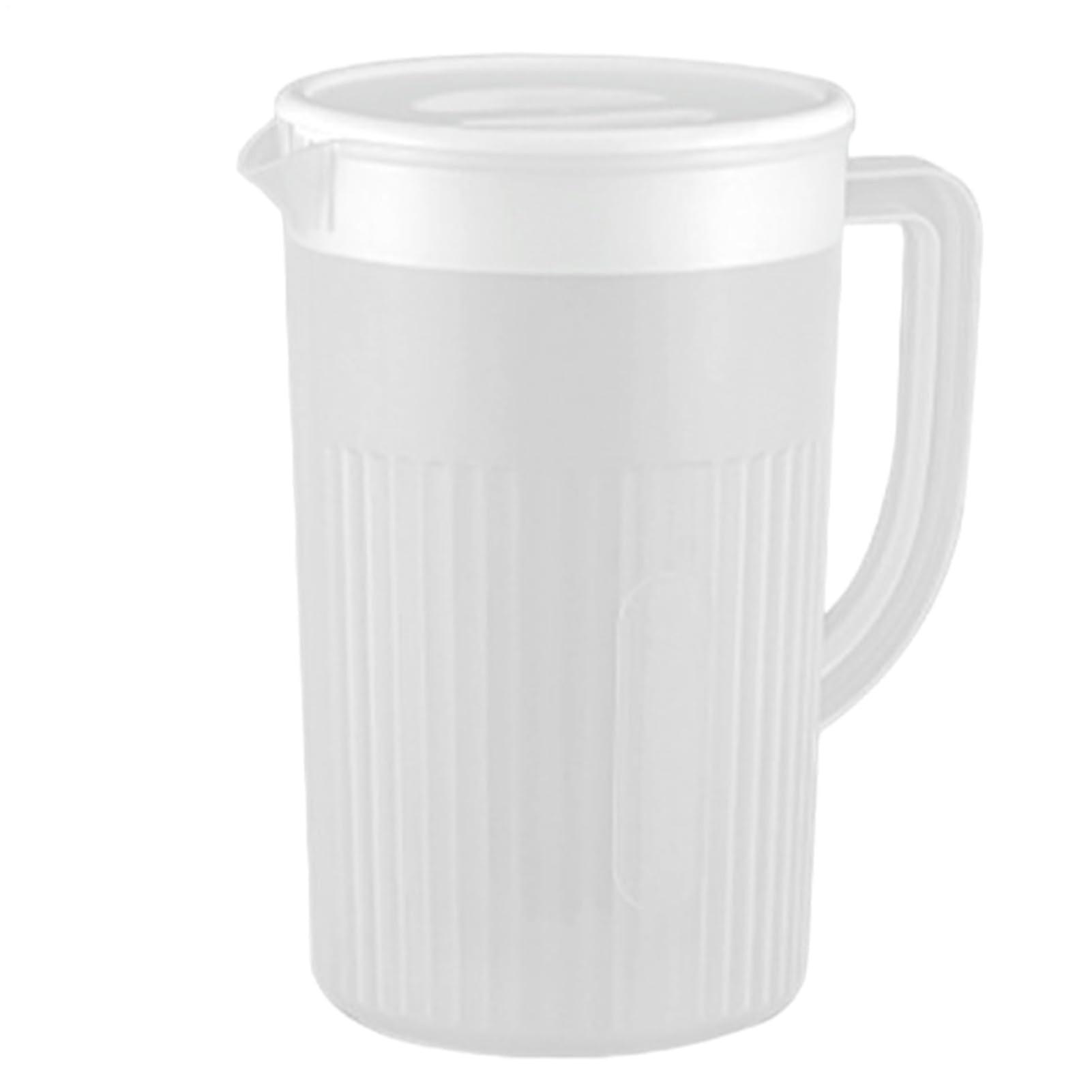 Large Pitcher With Lid, 2.7L Clear Carafe For Iced Tea And Cold Water, Ideal For Everyday Use