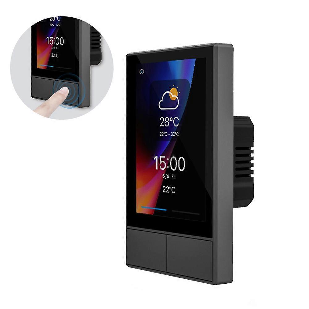 WiFi Smart Dual-Channel Touch Switch EU/US 3.5" 86x86x41.7mm