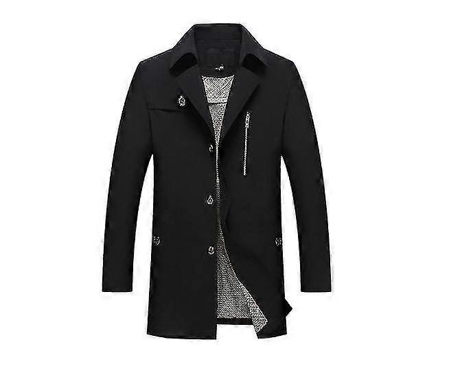 Men&abreve;s Clasic single breaded Business Overcoat