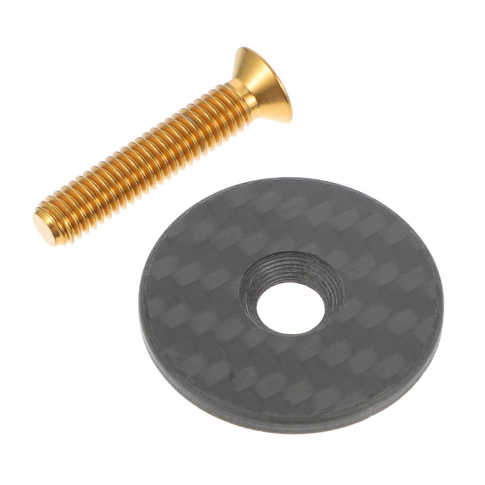 Bike Accessories Headset Cap for Mountain Bike 1Set Durable Titanium Alloy