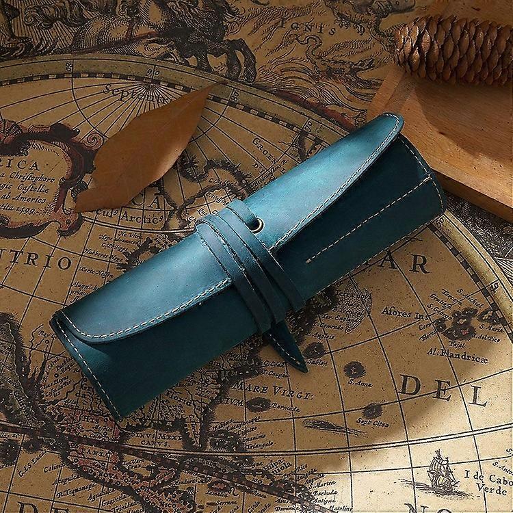 Retro First Layer Cowhide Pen Curtain