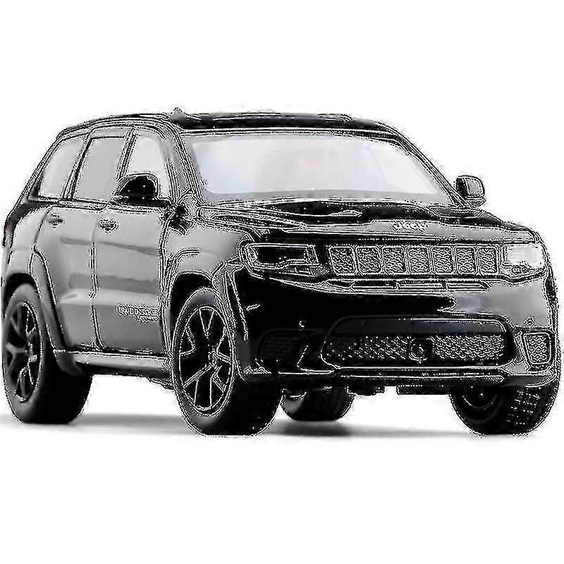 1:32 Συμβατό με το Jeep Grand Cherokee Suv Die Casting Μοντέλο Αυτοκίνητο Παιχνίδι Σειρά Ήχος και ελαφρύ δώρο-colorblack