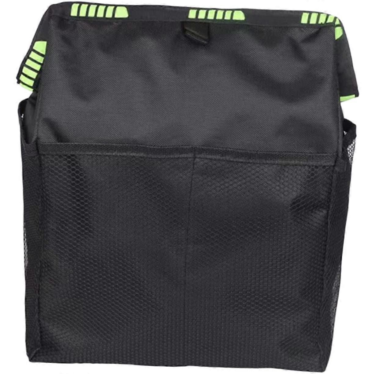 Car Seat Hanging Bag Back Seat Organizer with Mesh Storage, Easy Install Car Trash Can for Daily Essentials, Space-Saving Design