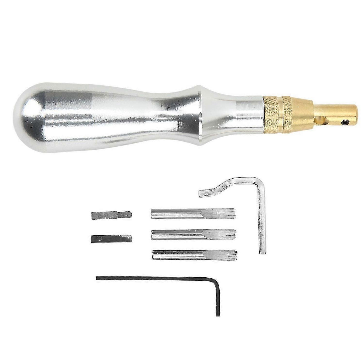 2025 أحدث طراز 5 في 1 مقبض ألومنيوم متعدد الوظائف من الجلد