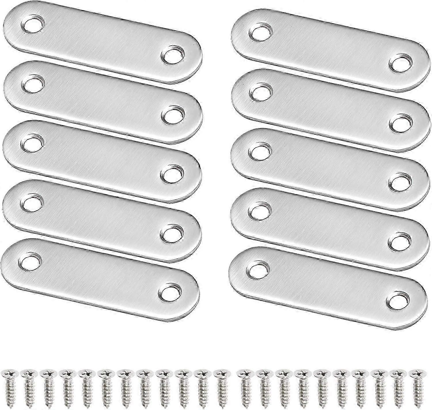 2025 Latest Model Stainless Steel Flat Bracket Fontainebleau, Fixing Bracket with 20 Screws for