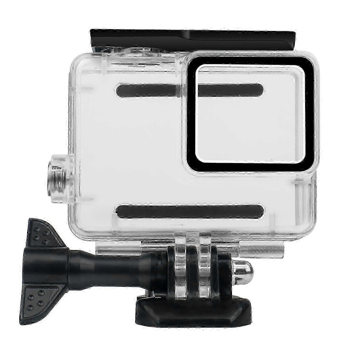 GoPro Hero 7用防水ケース ホワイト＆シルバー - Hero7アクションカメラ用60m水中ダイブハウジング