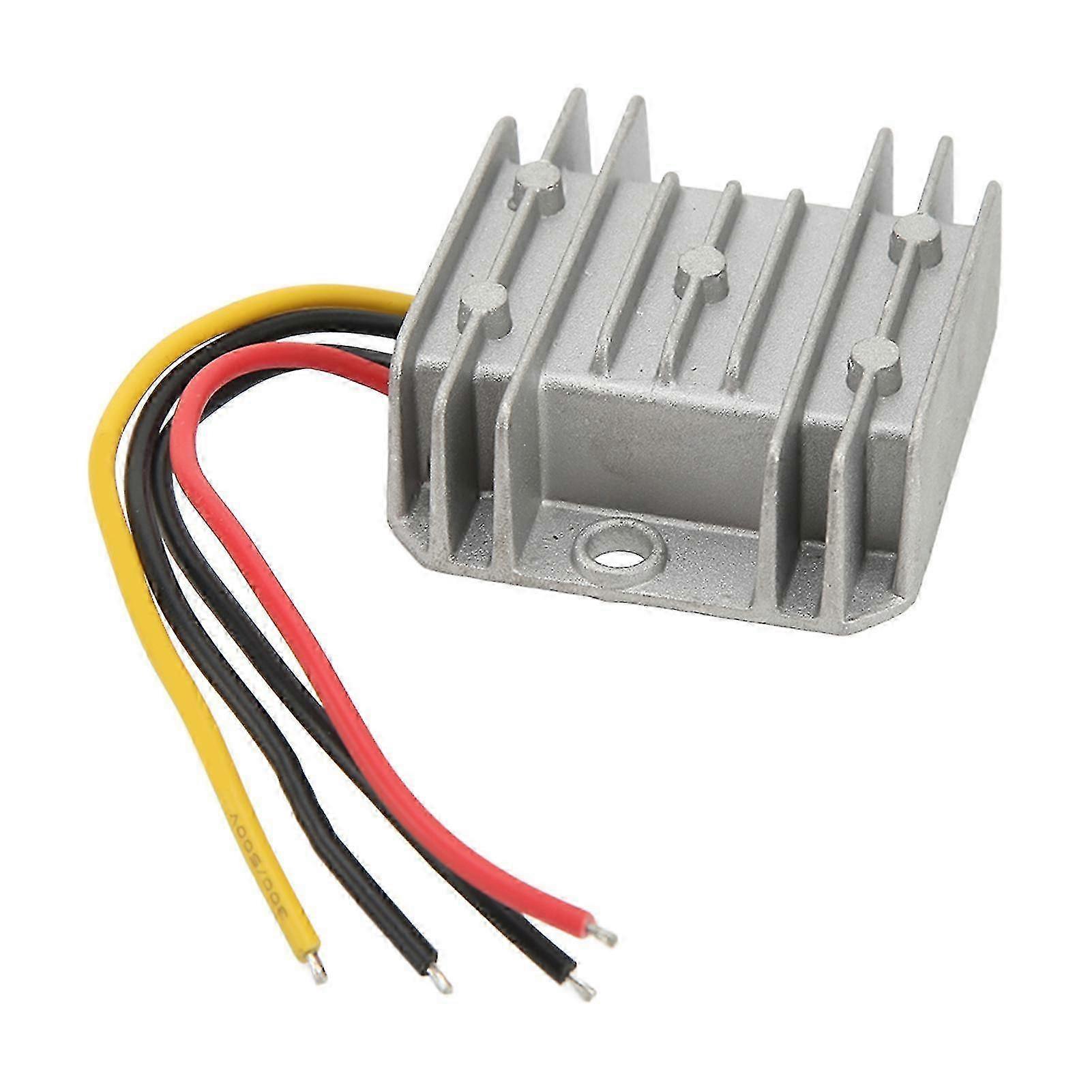 Step Up Converter, DC to DC Boost Module Die Cast Aluminum Shell IP67 Waterproof Step Up Transformer 9‑18V Input 20V 5A Output, Full Sealed