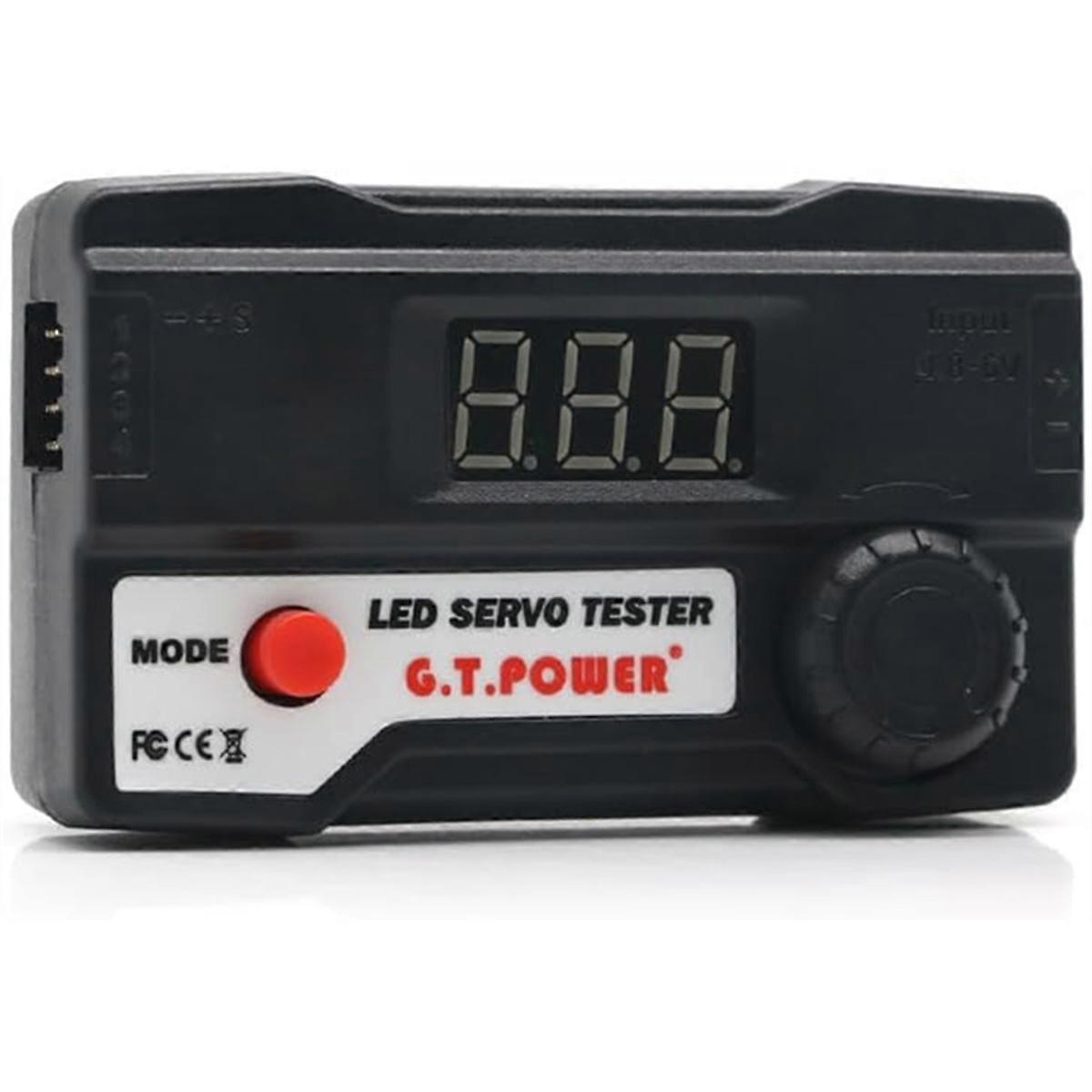  Digital Tube Servo Tester/ ESC Consistency Tester with LED Display PWM Meter for FPV RC Airplane Helicopter RC