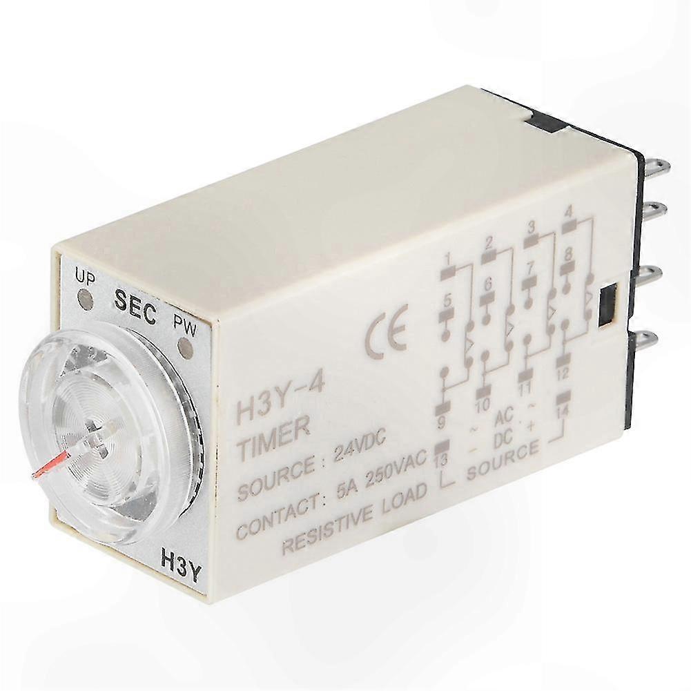 14-Pin Time Delay Relay Switch, 24VDC, 60s Timing Control