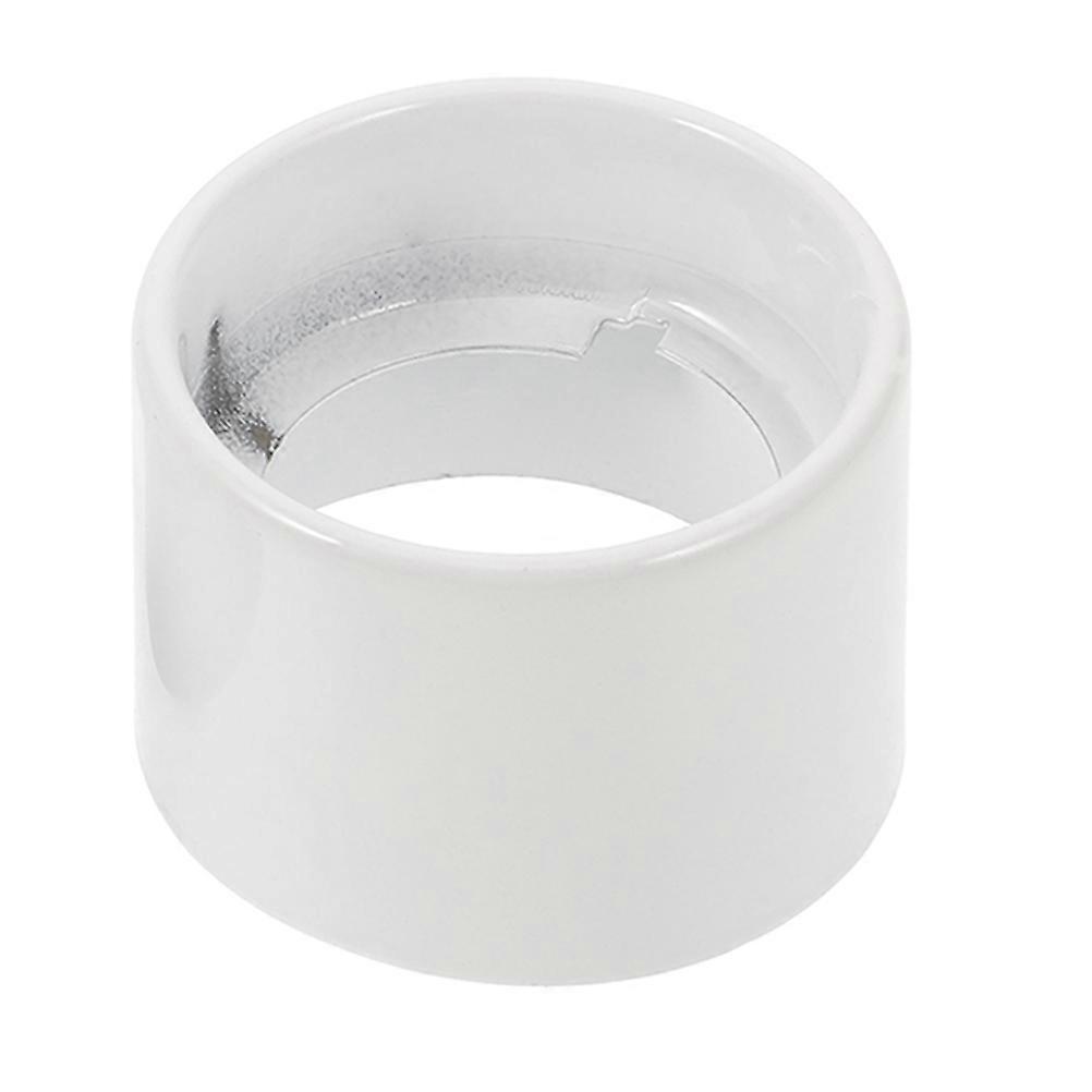 White Metal Lampshade Ring for Lamp Socket Secure Fit Replacement