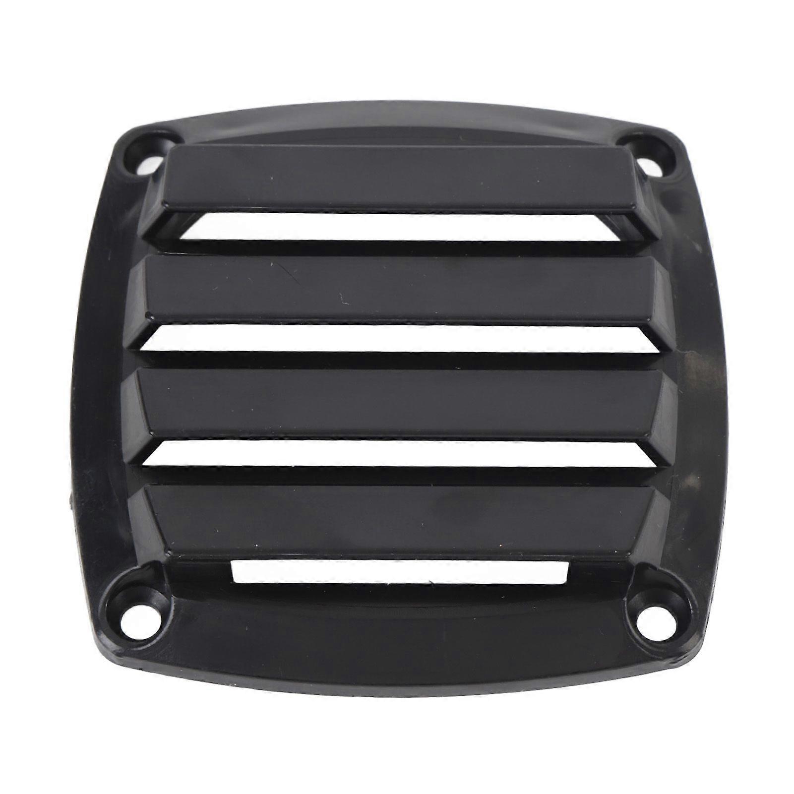 Louvered Flush Plastic Thru Vent 3in Boat Vent Easy Installation Optimal Airflow for Boat RV Black
