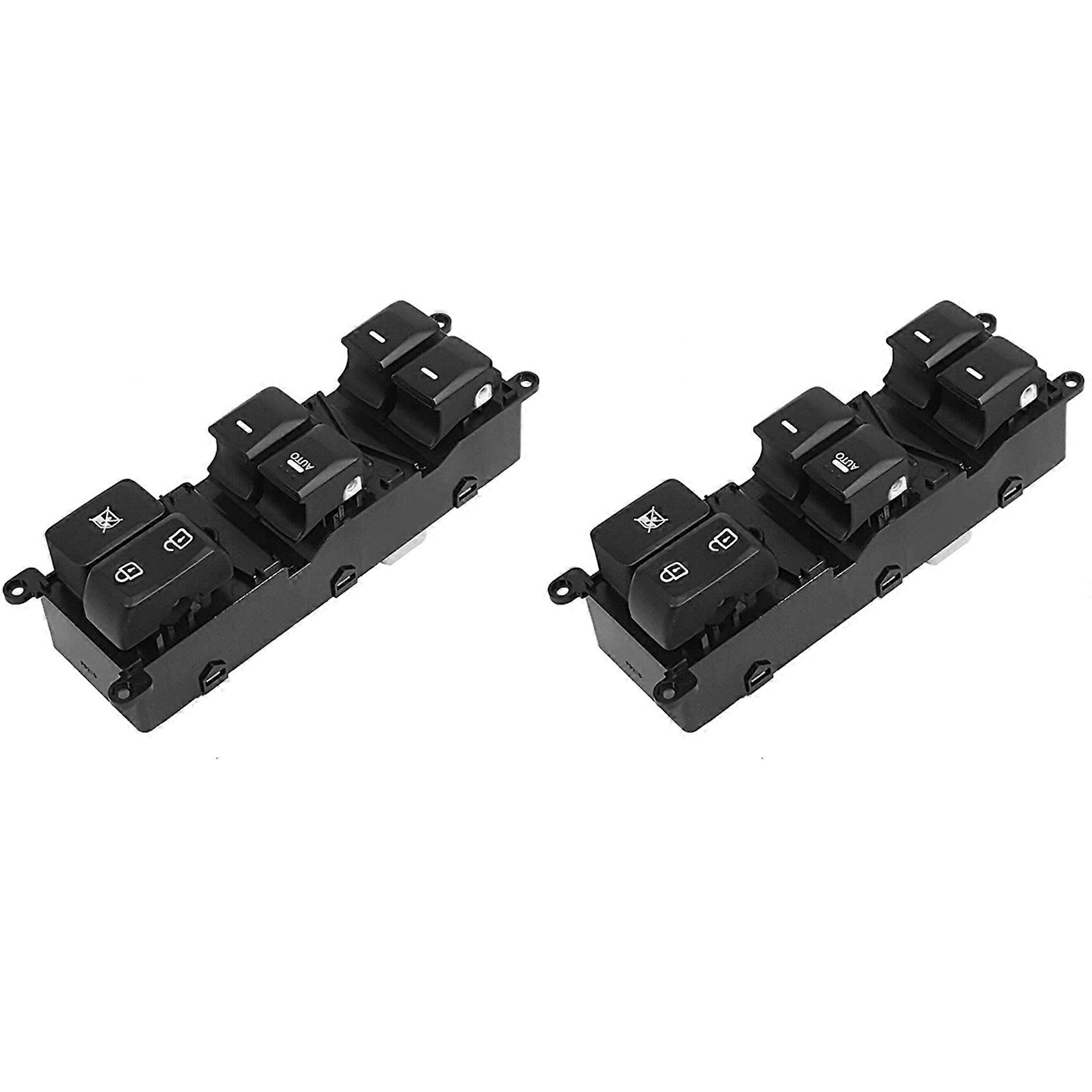 2X Car Front Left Drive Side Power Window Control Switch Button for () 2012-2015 93570-1W155