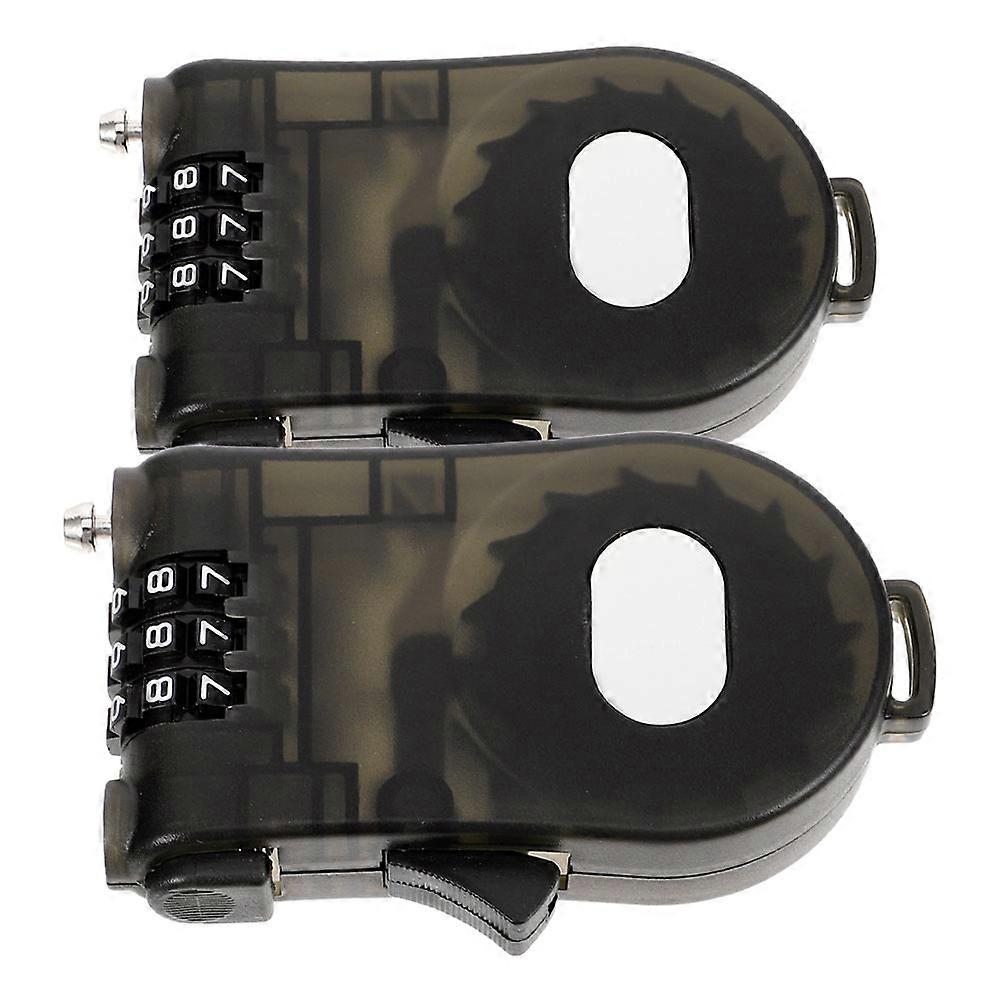 Combination Lock Adjustable Cable for Suitcase Security 2Pcs Wire Lock