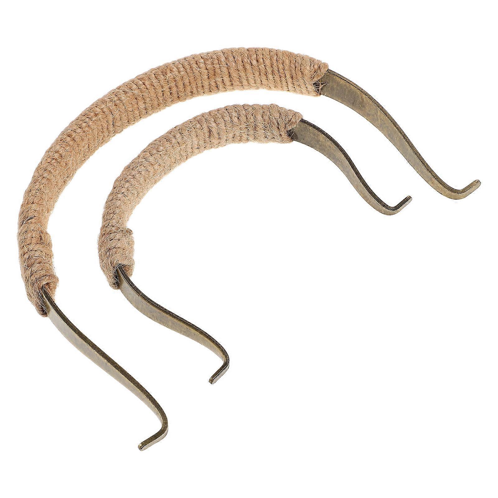 Stainless Steel Chinese Kettle Handle Replacement for Ceramic Teapot 4Pcs